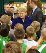 Prezidentė Dalia Grybauskaitė susitiko su „saboniukais“