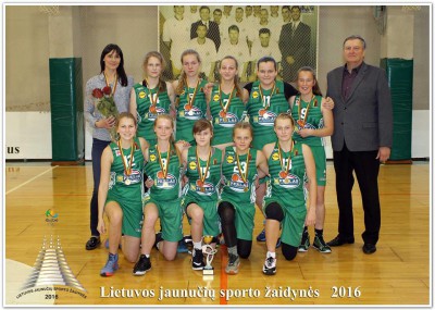 Kauno merginos – U16 jaunučių žaidynių čempionės
