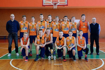 U14 berniukų B diviziono nugalėtojais tapo KM „Perkūnas“ krepšininkai