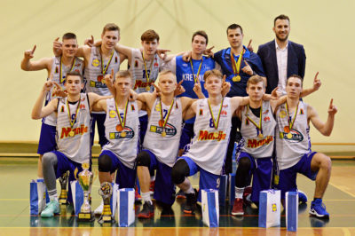 Kretingos SM – U18 vaikinų B diviziono laimėtojai