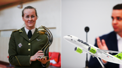airBaltic taurės čempionams – skrydis verslo klase