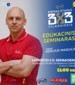 Lapkričio 5 dieną Vilkaviškyje bus organizuojamas seminaras sporto bei kūno kultūros specialistams (Pranešėjas: Nerijus Masiulis)