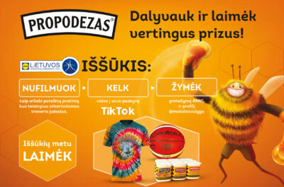 LIDL-MKL skelbia naują, pilną iššūkių sezoną (Startuoja antrasis iššūkis)